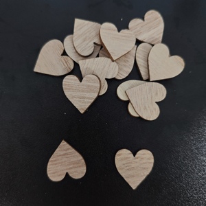 50Pcs Wooden Eco-Friendly Heart <b>Confetti</b> for Valentine's Day <b>Wedding</b> Decoration - Product Image 3