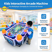 Machine d'arcade 55 pouces 6 joueurs, jeu de pêche Ocean Hunting, équipement de divertissement pour enfants et salles de jeux, version anglaise