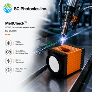 Sistema de seguimiento de soldadura SC Photonics, cámara para soldadura de varillas, máquina de soldadura, cámara para piscina de fusión, compatible con zoom - Product Image 1