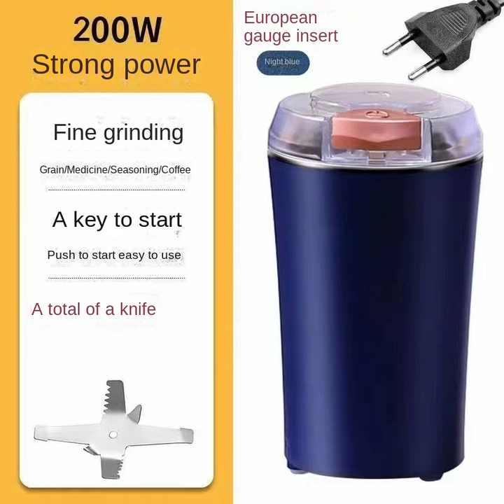 Large Capacity Electric Coffee Bean Grinder Espresso Bean Grinder with Portable Espresso Coffee Grinder