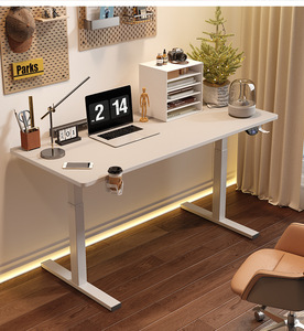 Height Adjustable <strong>Desk</strong> <strong>2</strong> Stages Adjustable <strong>Desk</strong> Leg Single Motor Electric Standing <strong>Desk</strong> Frame for Office <strong>Computer</strong> Table - Product Image 2