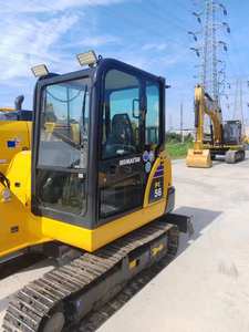 รถขุดขนาดเล็ก Komatsu PC56 มือสอง สภาพดีเยี่ยม รุ่นปี 2022 ความจุบุ้งกี๋ 0.2 ลูกบาศก์เมตร เครื่องยนต์ 36.4 กิโลวัตต์ น้ำหนักใช้งาน 6100 กิโลกรัม - Product Image 3