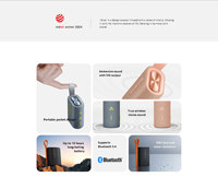 Enceinte portable sans fil 5W Sound Pocket pour 5.4 Speaker, étanche IP67, autonomie de 10 heures, boîtier en plastique, idéale pour les fêtes