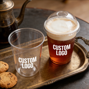 Vasos de Plástico de Pared Simple de 16 oz para Té de Burbujas con Tapa de 90 mm de Diámetro, Vasos Personalizados para Matcha, Latte Helado y Té con Leche Boba - Product Image 6