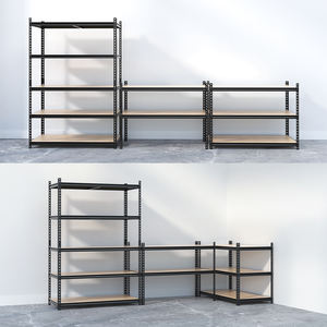 رف تخزين من 5 طبقات، أرفف متاجر التجزئة، رفوف معدنية متينة للمستودعات والمرائب - Product Image 2