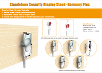 A118 Penjualan Terlaris Braket Dinding EAS dengan Alarm Anti Maling untuk Smartphone & iPad/Tablet