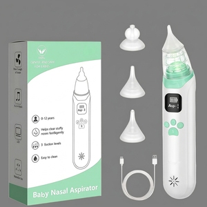 Aspirador Nasal Recargable Compacto IBN para Bebés, 3 Puntas Suaves, Anti-Reflujo, con Canciones de Cuna, para el Cuidado Diario del Bebé en Casa - Product Image 4