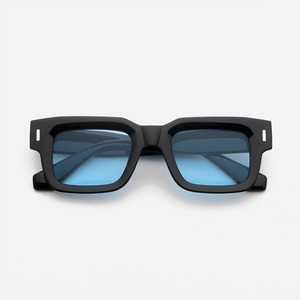 Gafas de Sol Unisex Vintage con Marco Grueso Cuadrado para Hombre y Mujer, Lentes de PC con Protección UV400, Logotipo Personalizado - Product Image 1