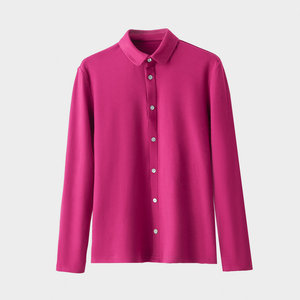 <span class=keywords><strong>Chemise</strong></span> en velours pour <span class=keywords><strong>femme</strong></span> <span class=keywords><strong>sans</strong></span> <span class=keywords><strong>repassage</strong></span> <span class=keywords><strong>Chemise</strong></span> à revers automne et hiver givré T-shirt décontracté chaud - Product Image 1