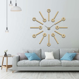 Đồng Hồ Treo Tường Acrylic Lớn Hiện Đại Số 3d Cao Cấp Không Tốn Kém Thiết Kế Tự Làm - Product Image 6