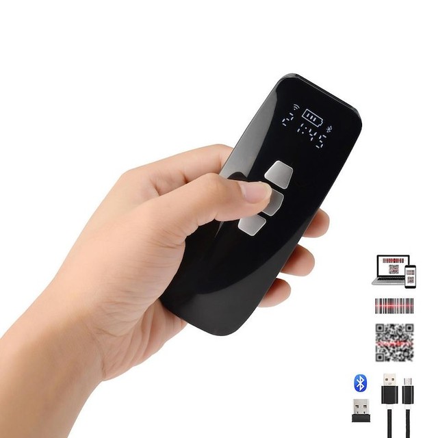 3200 Portable USB Interface 1D 2D QR BT CMOS Sensor Barcode Scanner Handheld Mini Reader Warehouse Use for IOS/Android in Stock