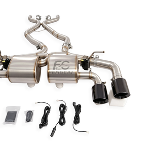 Tubos de Escape Catback de Alta Calidad en Acero Inoxidable SS304 con Válvula y Silenciador para Porsche Cayenne 958 3.0T V6 2011-2017 para Mejorar el Torque a Baja Velocidad - Product Image 5