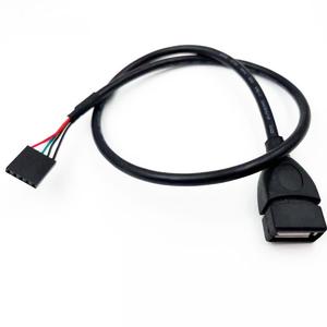 Maßgefertigte Automotive PVC 12V Kabelkonfektion 2,54mm Dupont 2P 3P 4P Adapter Abisolierte Enden Kabelbaum - Product Image 2