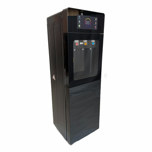 Water Dispenser Standing Double Door Hot Cold Water Electronic Refrigeration Compressor Home Office Use 33x34x99cm - Product Image 1