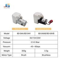 Pompe à diaphragme compacte 12V CC, micro-pompe à air, pompe d'échantillonnage sans huile pour usage médical et industriel