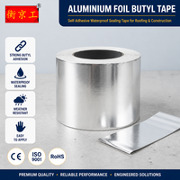Ruban en caoutchouc butyle en aluminium auto-adhésif imperméable pour réparation de toiture, de tuyaux et de marine