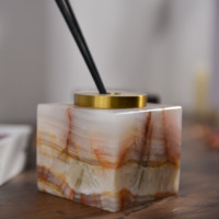 Brûleur à huile en marbre, bougie artisanale, diffuseur d'aromathérapie pour la décoration de la maison, diffuseur d'arômes, huiles essentielles