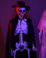 Modelo de Esqueleto Articulado al por Mayor, Figura Humana de Cuerpo Completo, Juguete Decorativo para Halloween, Novios