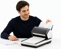 Scanner de documents couleur automatique Fujitsu Fi-7240 USB, format passeport, numérisation recto-verso haute vitesse, couleur CCD 24 bits, format A4 max.
