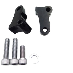 Kit d'abaissement en aluminium noir 1,75 po pour Harley Dyna Fat Bob FXDF 2008-2016, livraison gratuite, services d'usinage - Product Image 1
