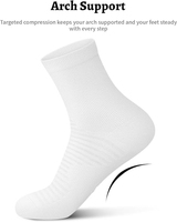 Chaussettes de course à compression avec ventilation en maille pour hommes et femmes, chaussettes de performance athlétiques