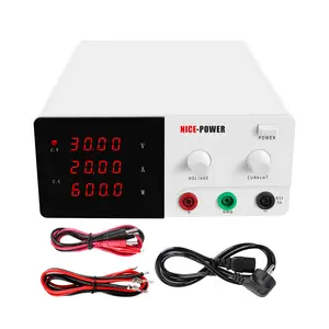 Nice-power R-SPS3020 30v 20a alta precisão, dc, fonte de alimentação, sistema inteligente de controle de temperatura, equipamento de teste de fábrica