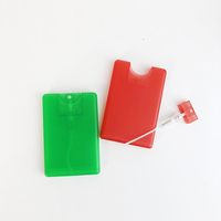 Flacon de parfum en forme de carte de crédit, 20 ml, en plastique, atomiseur de parfum réutilisable
