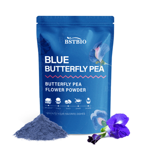BSTBIO 450 Mesh OEM Marque Privée Colorant Naturel <span class=keywords><strong>Bleu</strong></span> <span class=keywords><strong>Matcha</strong></span> Qualité Alimentaire 100g/sac Poudre de Fleur de Pois Papillon - Product Image 2