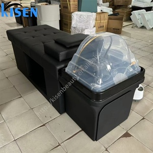 Table de massage thaïlandaise Kisen en gros pour salon de beauté, avec logo personnalisé, couleur, portable, et bassin de lavage de tête intégré - Product Image 4