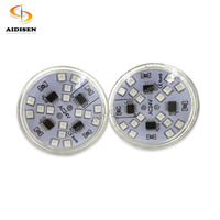 AC24V Aidisen 48mm IP65 PC Lumière LED RGB à couvercle plat automatique 20 LED pour manèges de parc d'attractions