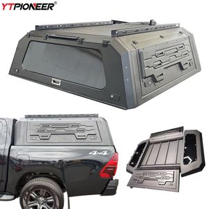 Cubierta Rígida de Aluminio para Camioneta <span class=keywords><strong>Toyota</strong></span> <span class=keywords><strong>Hilux</strong></span> GR Sports <span class=keywords><strong>2018</strong></span> 2019 2020, Impermeable, Tipo Smart Cap, para Camioneta Ute, Camper Shell - Product Image 1