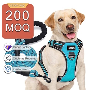 Arnés táctico para perros con hebilla de Metal, arnés duradero para perros grandes y juegos de correas para perros para entrenamiento de perros medianos y grandes - Product Image 1