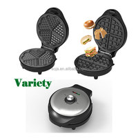 AOJA Grilled CheeseWaffle Machine750W Pour Gaufre Grill Sandwichindicateur lumière froide poignée petit déjeuner fromage grillé