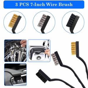 Kit de detailing automobile et de jardinage domestique en PP – Ensemble de brosses de nettoyage pour voiture avec brosse pour perceuse, tampons de polissage et éponges de nettoyage - Product Image 5