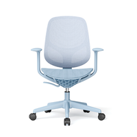 Chaise de bureau ergonomique moderne et confortable en maille intégrale, réglable en hauteur, pour ordinateur