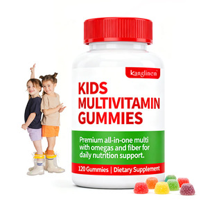 لبان الأطفال متعدد الفيتامينات بنكهات الفواكه يعزز مناعة فيتامين D3 فيتامين B12 B6 لبان ألياف الزنك وفيتامين - Product Image 1