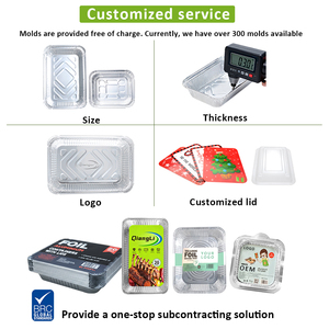 Barquettes jetables en aluminium avec couvercles, robustes, pour pain, capacité 2 lb, 7,7x5,7, pour plats à emporter, réchauffage et cuisson - Product Image 4