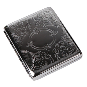 Bán Buôn Cổ Điển Sang Trọng Chết Đúc Kim Loại Thuốc Lá Trường Hợp Hộp Xách Tay Cổ Điển Giữ Giấy Với Logo In Cho Lưu Trữ - Product Image 1