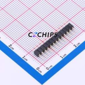 PZ200-1-13-Z-C Pin Header Through hole Component (THT),P=2mm Connector 1x13P 2mm 2mm Round Pin - Product Image 2