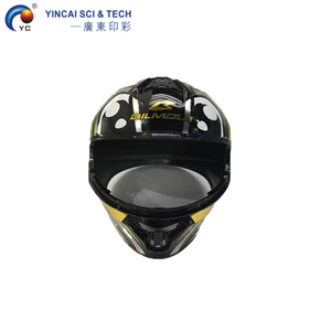 Autocollant de casque personnalisé en Fiber de carbone ABS PP 50*70cm pour décalcomanie de transfert d'eau en feuille d'or - Product Image 4