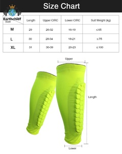Protetor Esportivo Anticolisão de Compressão com Almofada de Mel para Panturrilha, para Distensões Musculares e Canelites - Product Image 2