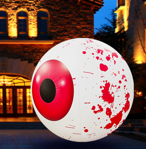 Globos oculares sangrientos inflables que brillan intensamente enormes de Halloween para fiestas de Halloween, fiestas temáticas de terror - Product Image 3
