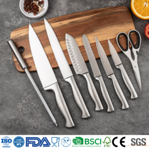 <span class=keywords><strong>Juego</strong></span> <span class=keywords><strong>de</strong></span> <span class=keywords><strong>cuchillos</strong></span> <span class=keywords><strong>de</strong></span> <span class=keywords><strong>cocina</strong></span> <span class=keywords><strong>de</strong></span> acero inoxidable <span class=keywords><strong>de</strong></span> grado alimenticio 100% <span class=keywords><strong>de</strong></span> la <span class=keywords><strong>mejor</strong></span> calidad con mango hueco Diseño moderno e industrial Fiestas <span class=keywords><strong>de</strong></span> comedor - Product Image 4