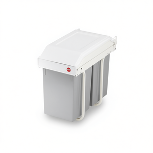Hailo Built-In Waste <b>Bin</b> Multi-Box Duo L Dual Compartment Kitchen <b>Storage</b> - Product Image 2