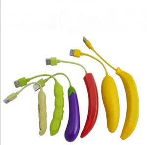 有趣的水果豌豆香蕉曼多形 USB 集线器 4 端口