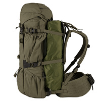 Sac à dos tactique personnalisé 75L, sac à dos de trekking, cadre en fibre de carbone, découpe laser MOLLE pour l'entraînement, la chasse, le camping, la randonnée, l'expédition