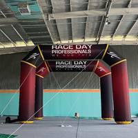 Arche gonflable personnalisée pour compétitions sportives, événements publicitaires et promotion de camping avec affichage du logo