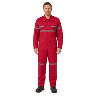 Vêtements ignifuges imperméables réfléchissants OEM Combinaison de travail industrielle confortable avec combinaison ignifuge antistatique
