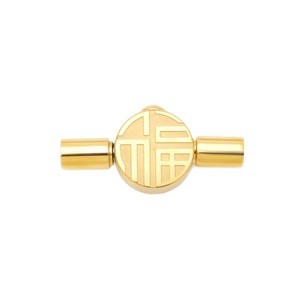 Hebilla de cuerda chapada en oro de Juncheng Jewelry con cierre a presión para pulsera de cordón de cuero de 12 mm - Product Image 5