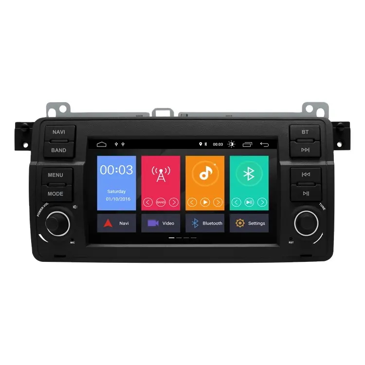 Autoradio 7 "Android 11 lecteur DVD de voiture pour BMW série 3 E46 multimédia M3 318/320/325/330/335 1998-2005 GPS Navi MP5 multimédia